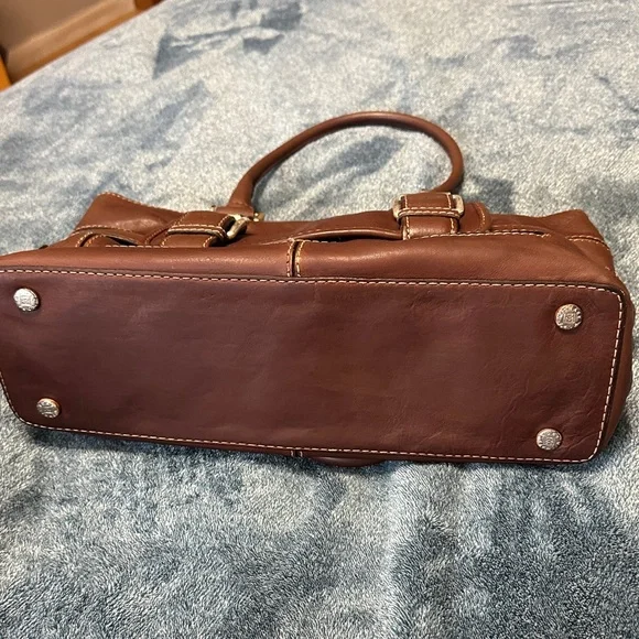 MICHAEL Michael Kors Rich Brown Leather Satchel - Picture 2 of 7